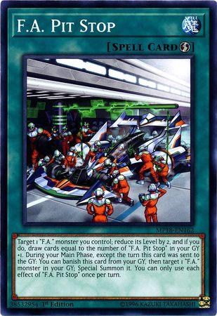 F.A. Pit Stop MP18-EN162 YuGiOh 2018 Mega-Tin Mega Pack