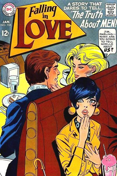 Falling in Love #104 (1969) Comic Books Falling In Love