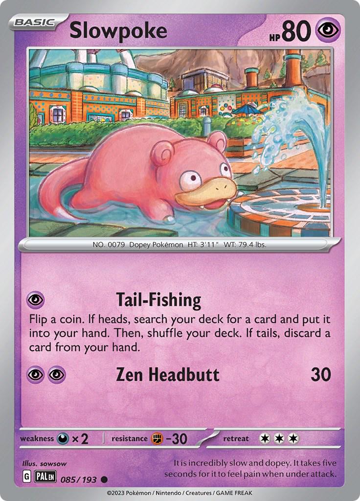 Slowpoke #85 Pokemon Paldea Evolved
