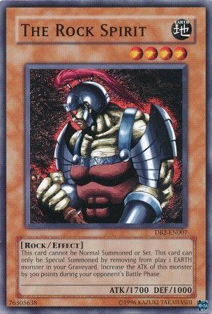 The Rock Spirit DB2-EN007 YuGiOh Dark Beginning 2