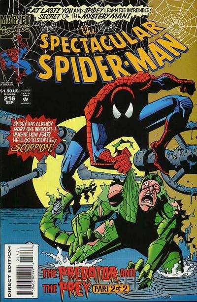 The Spectacular Spider-Man #216 (1994) Comic Books Spectacular Spider-Man