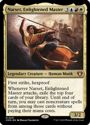 Narset, Enlightened Master #931 Magic Commander Masters