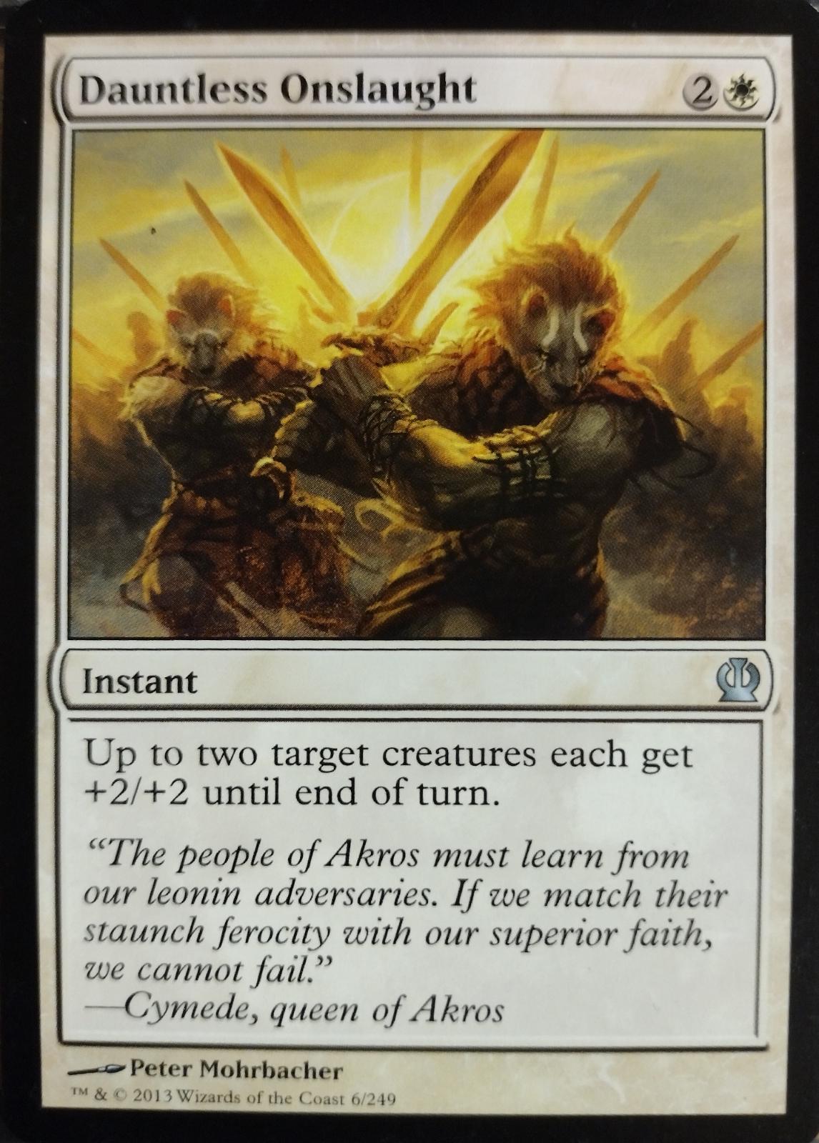 Dauntless Onslaught Magic Theros