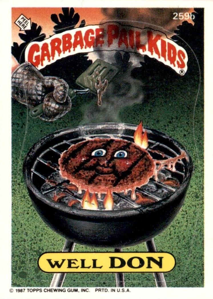 Well DON #259b 1987 Garbage Pail Kids