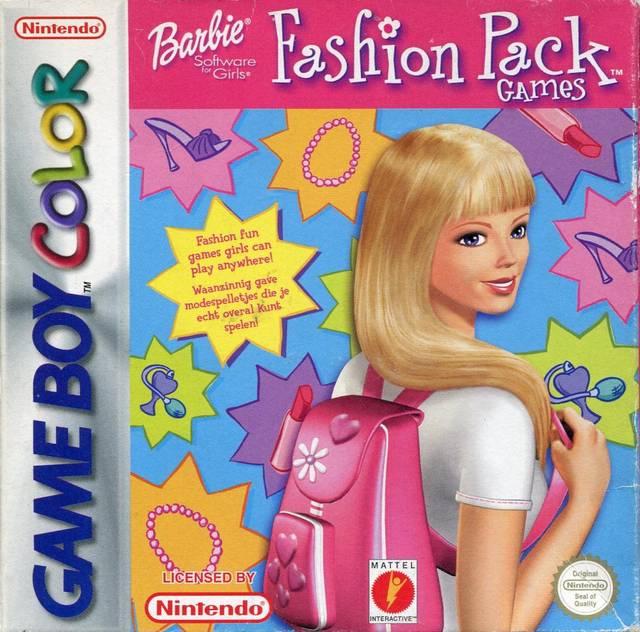 Barbie Fashion Pack Games PAL GameBoy Color