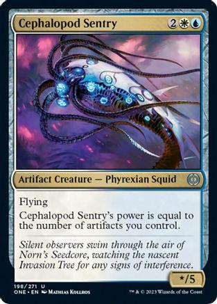 Cephalopod Sentry #198 Magic Phyrexia: All Will Be One