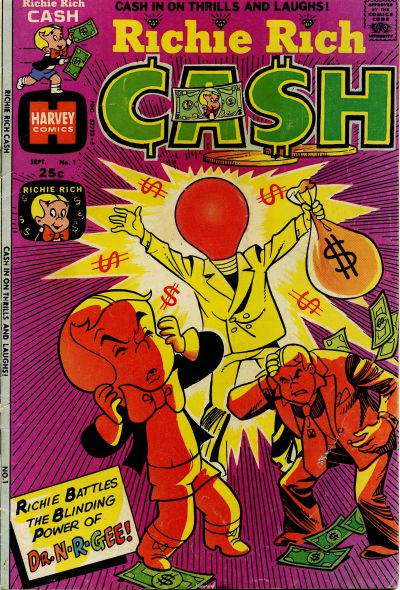 Richie Rich Cash #1 (1974) Comic Books Richie Rich Cash