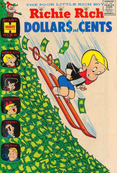 Richie Rich Dollars and Cents #25 (1968) Comic Books Richie Rich Dollars and Cents