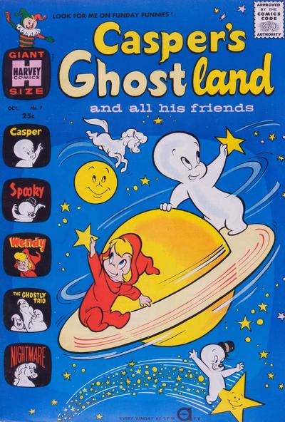 Casper's Ghostland #7 (1960) Comic Books Casper's Ghostland