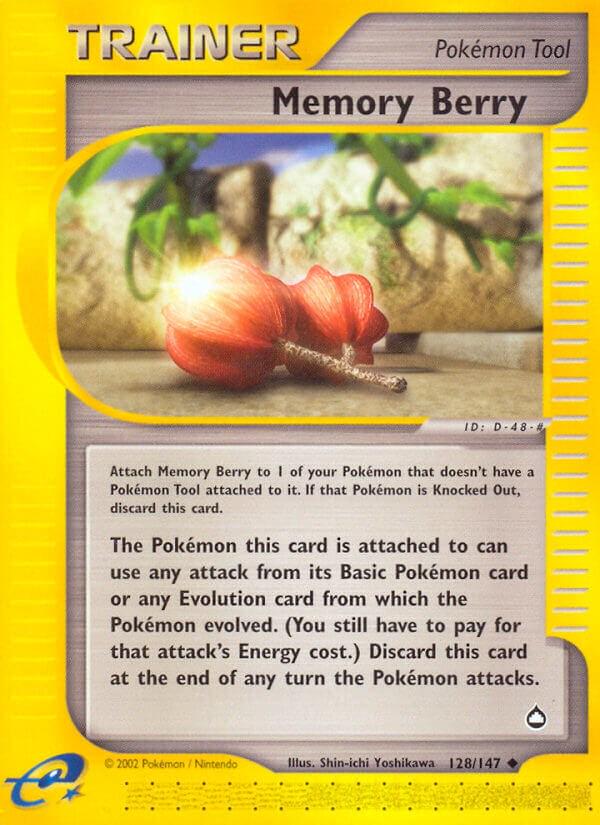 Memory Berry #128 Pokemon Aquapolis