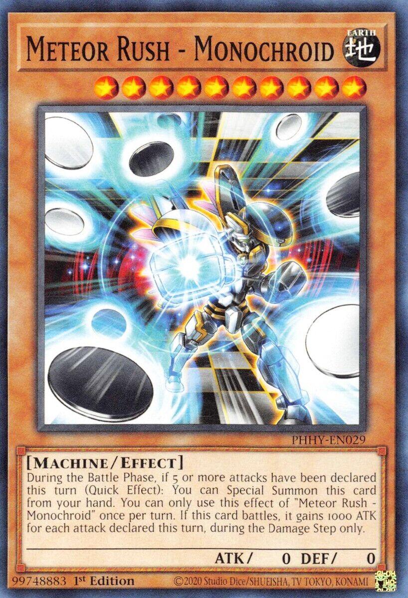 Meteor Rush - Monochroid PHHY-EN029 YuGiOh Photon Hypernova