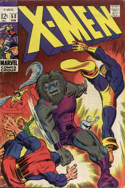 The X-Men #53 (1969) Comic Books X-Men