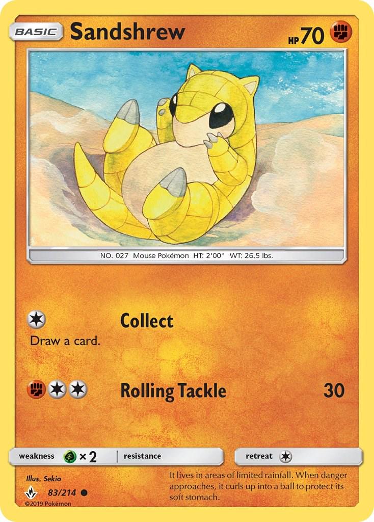 Sandshrew #83 Pokemon Unbroken Bonds