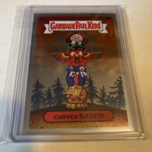Carved KAREN #107c 2020 Garbage Pail Kids Chrome