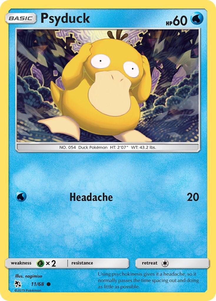 Psyduck #11 Pokemon Hidden Fates