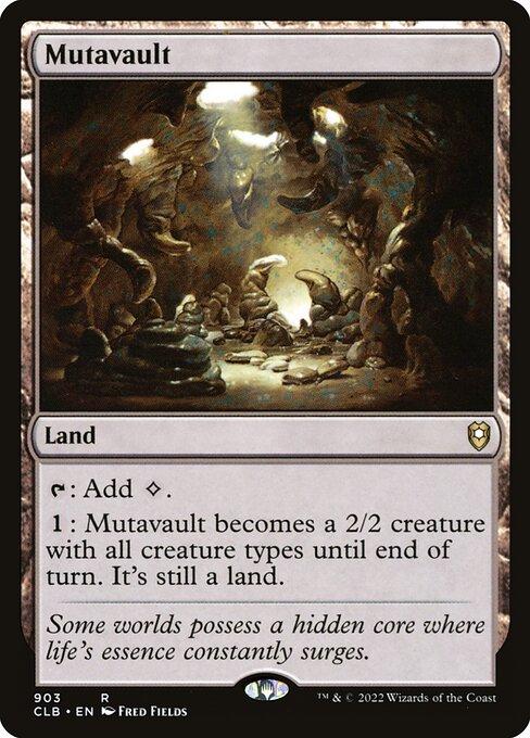 Mutavault #903 Magic Commander Legends: Battle for Baldur's Gate