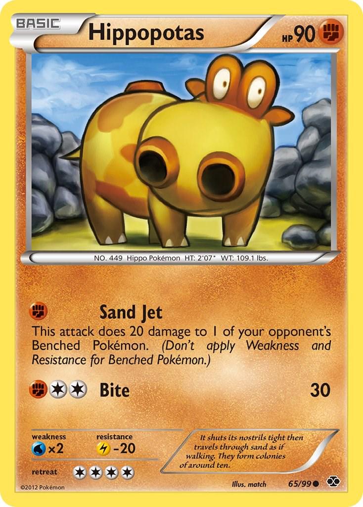 Hippopotas #65 Pokemon Next Destinies