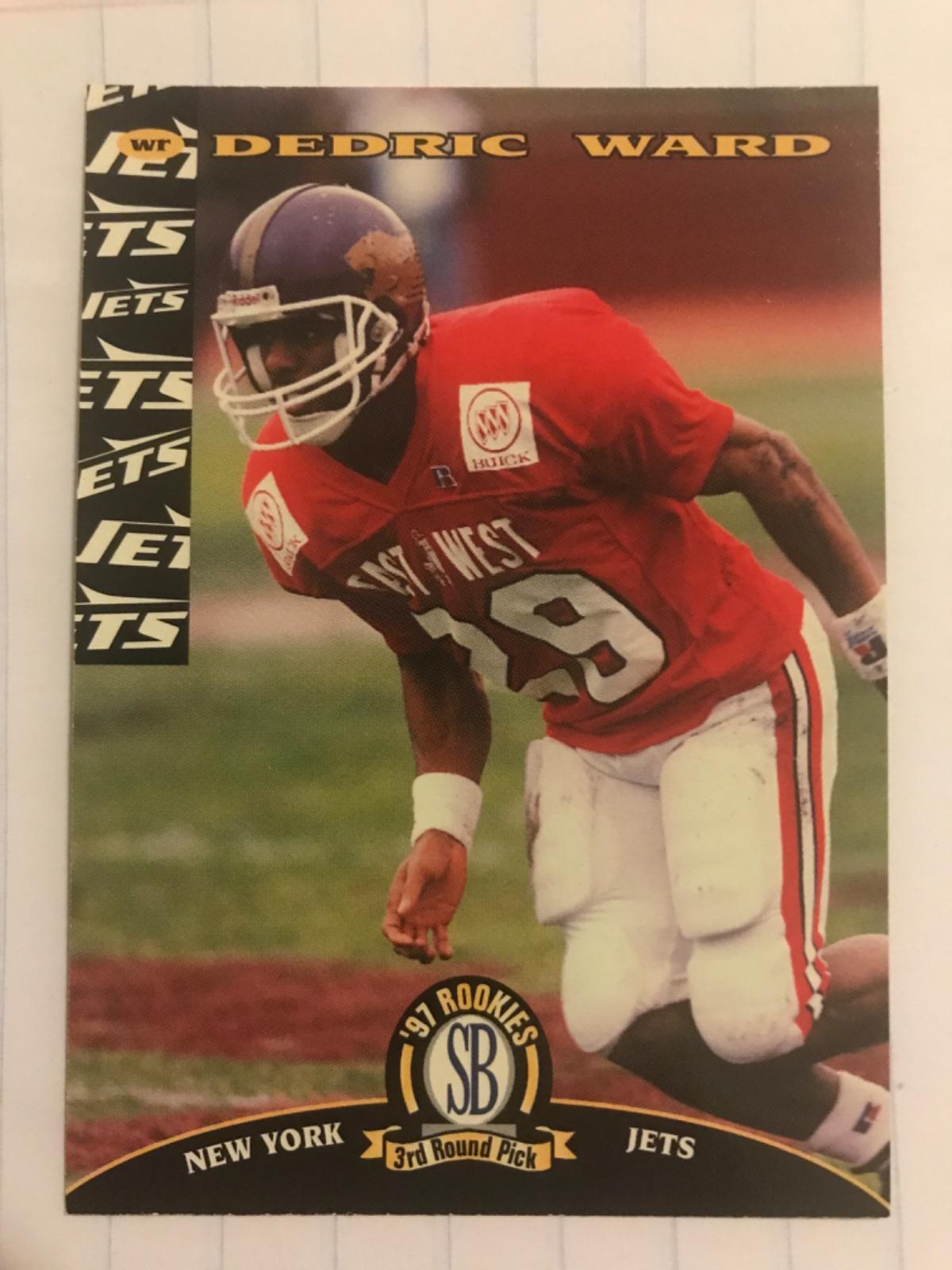 Dedric Ward #35 Football Cards 1997 Panini Score Board NFL Rookies