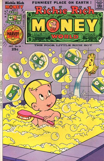 Richie Rich Money World #24 (1976) Comic Books Richie Rich Money World