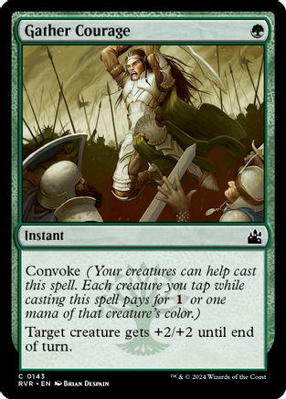 Gather Courage #143 Magic Ravnica Remastered