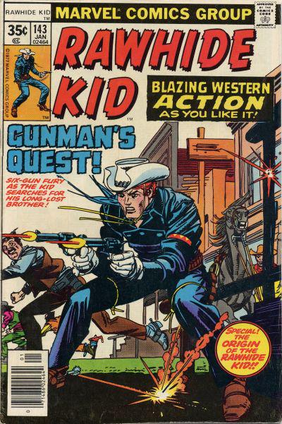 Rawhide Kid #143 (1978) Comic Books Rawhide Kid