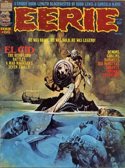 Eerie #66 (1975) Comic Books Eerie