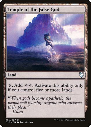 Temple of the False God Magic Commander 2018