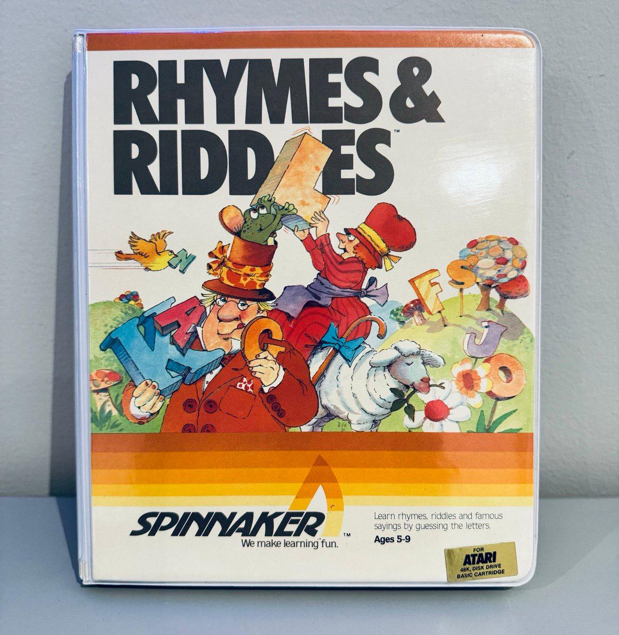 Rhymes & Riddles Atari 400