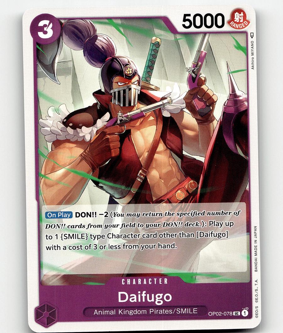 Daifugo OP02-078 One Piece Paramount War