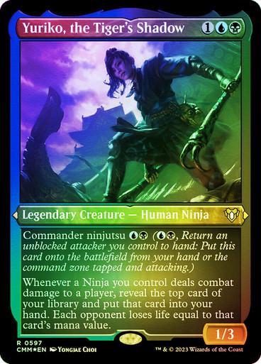 Yuriko, the Tiger's Shadow #597 Magic Commander Masters