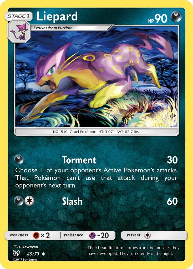 Liepard #49 Pokemon Shining Legends