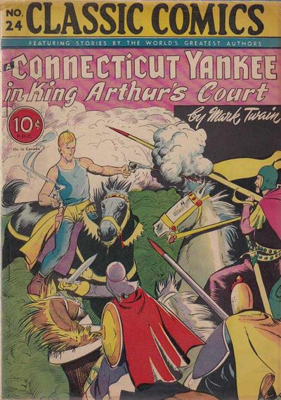 A Connecticut Yankee in King Arthur's Court #24 (1945) Comic Books Classic Comics