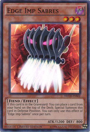 Edge Imp Sabres NECH-ENS02 YuGiOh The New Challengers Super Edition