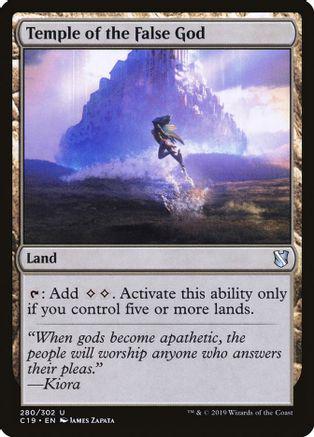 Temple of the False God Magic Commander 2019