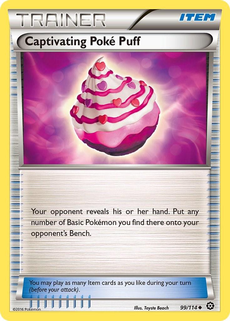 Captivating Poke Puff #99 Pokemon Steam Siege