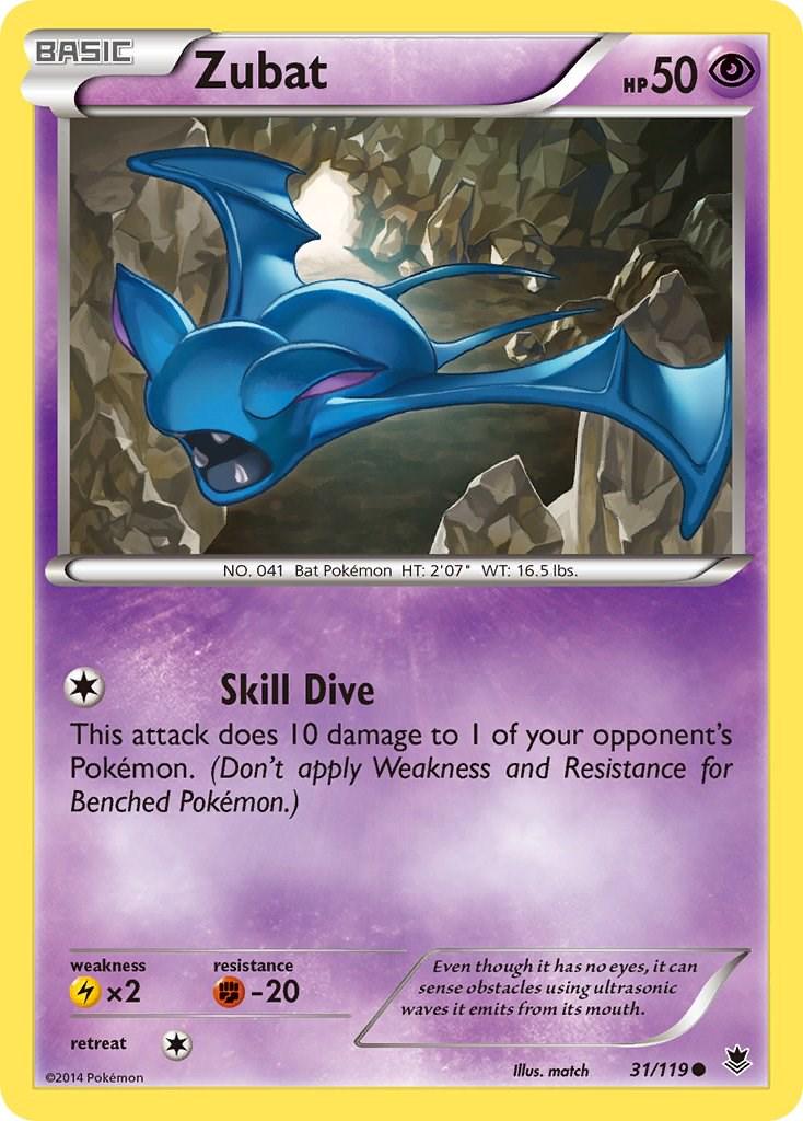 Zubat #31 Pokemon Phantom Forces