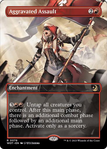 Aggravated Assault #76 Magic Wilds of Eldraine Enchanting Tales