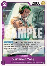 Vinsmoke Yonji OP06-066 One Piece Wings of the Captain