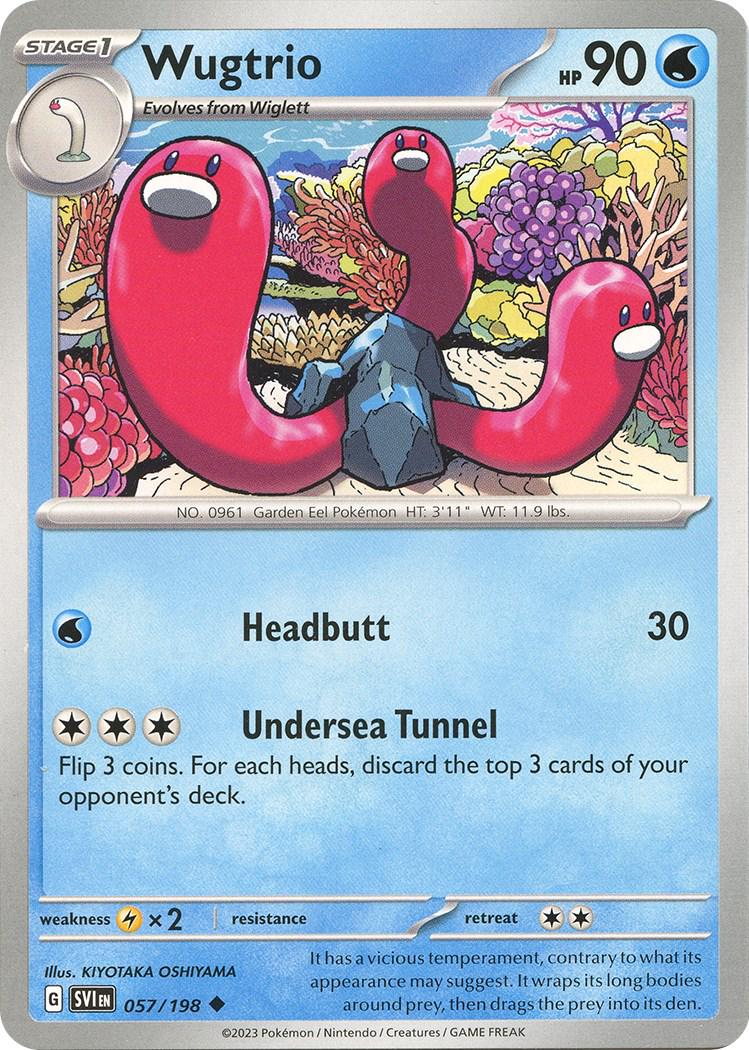 Wugtrio #57 Pokemon Scarlet & Violet