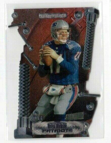 Drew Bledsoe #T2b Football Cards 1997 Stadium Club Triumvirate
