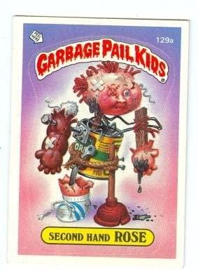 Second Hand ROSE #129a 1986 Garbage Pail Kids
