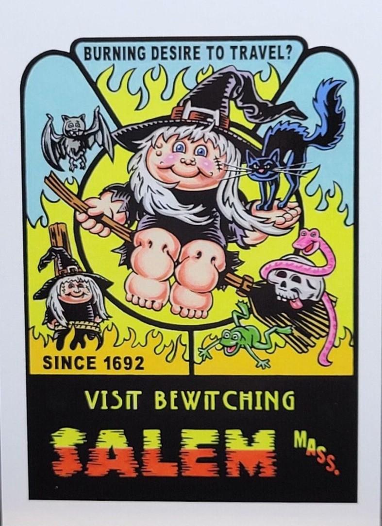 Salem #BS-8 Garbage Pail Kids Go on Vacation