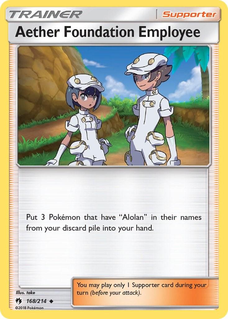 Aether Foundation Employee #168 Pokemon Lost Thunder