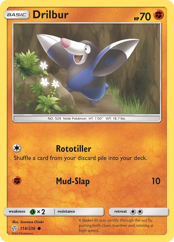 Drilbur #114 Pokemon Cosmic Eclipse