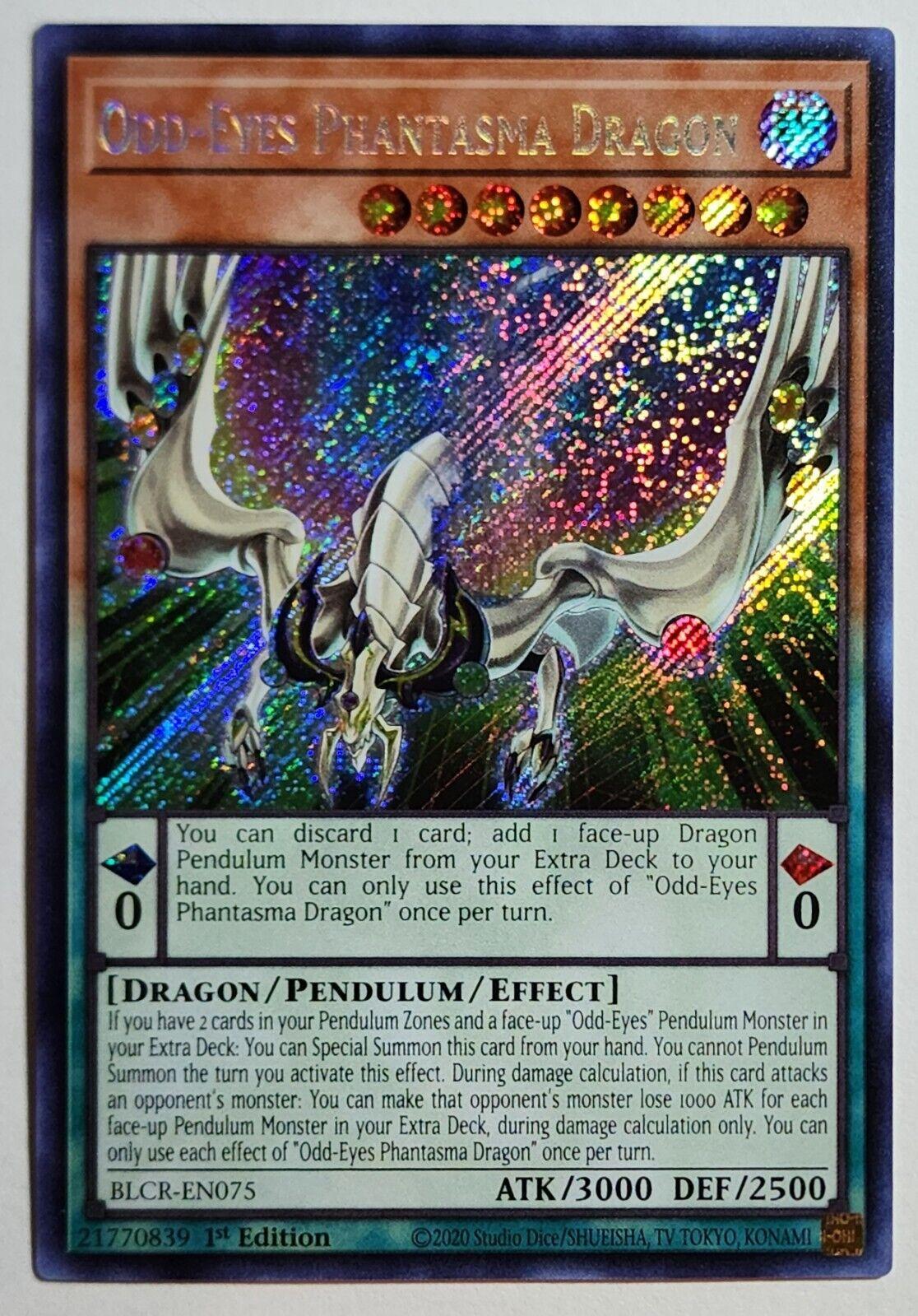 Odd-Eyes Phantasma Dragon BLCR-EN075 YuGiOh Battles of Legend: Crystal Revenge