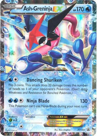 Ash-Greninja EX #XY133 Cover Art