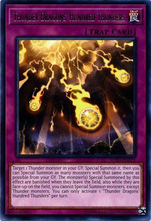 Thunder Dragons' Hundred Thunders SOFU-EN072 YuGiOh Soul Fusion