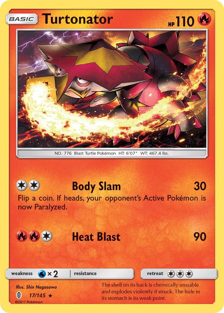 Turtonator #17 Pokemon Guardians Rising