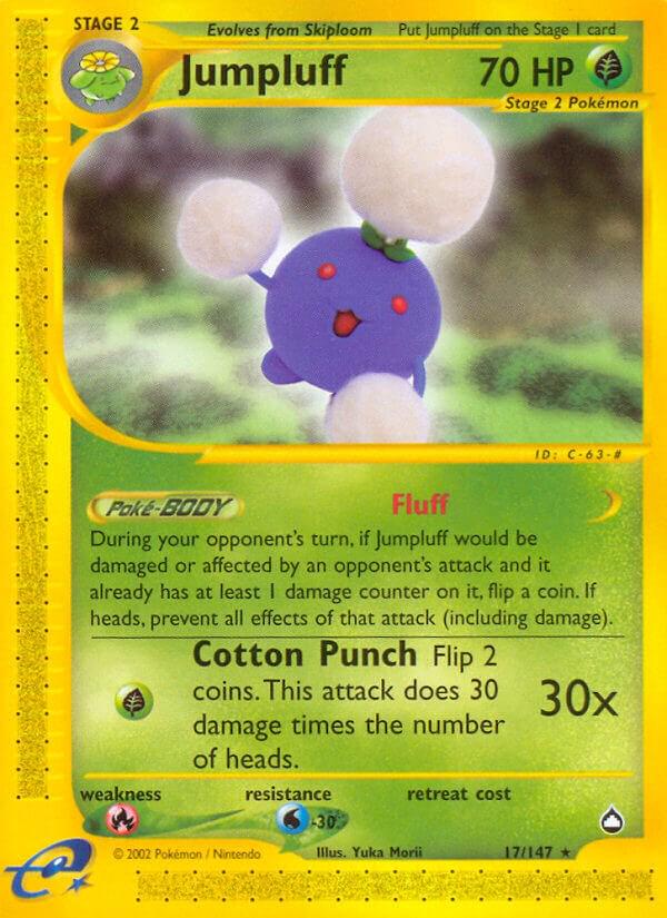 Jumpluff #17 Pokemon Aquapolis