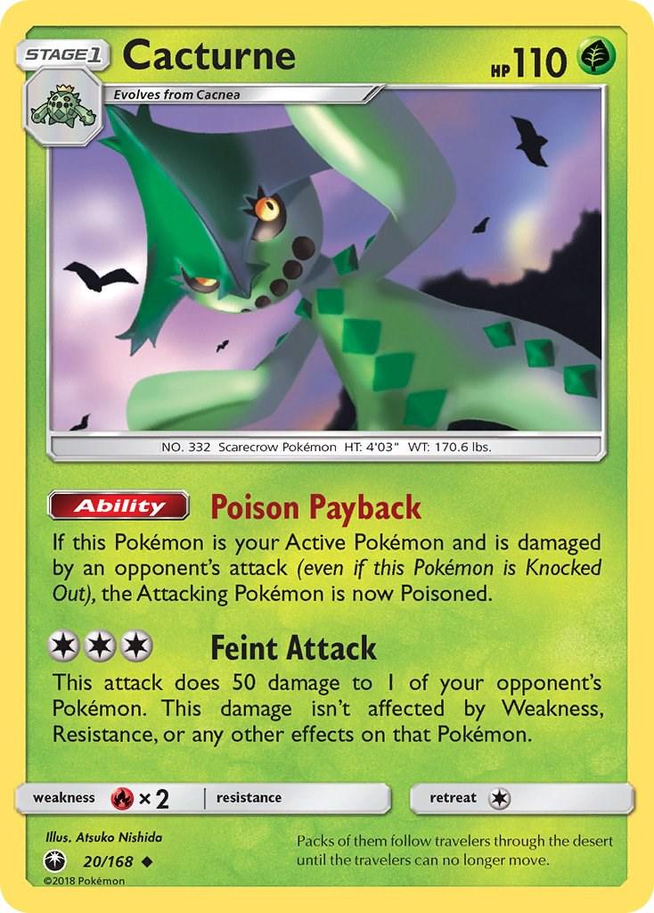 Cacturne #20 Pokemon Celestial Storm